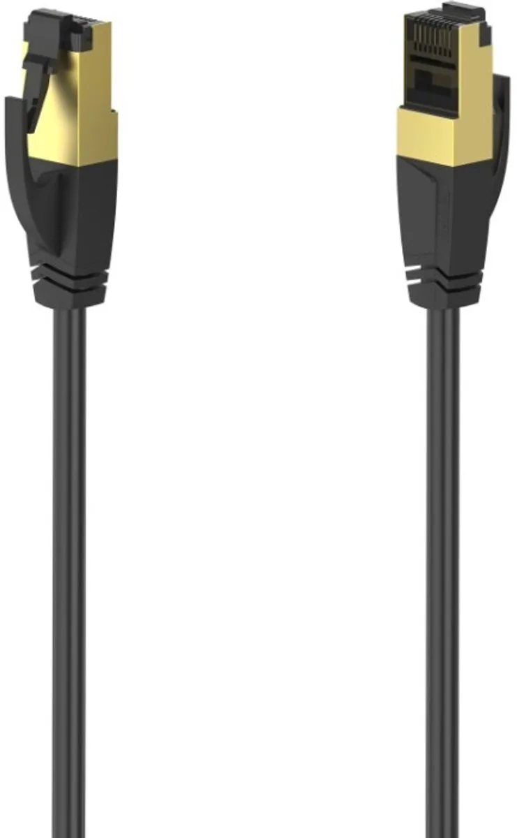 Netwerkkabel CAT-8 40 Gbit/s S/FTP Afgeschermd Halogeenvrij 5,00 M by Hama in Black – product photo
