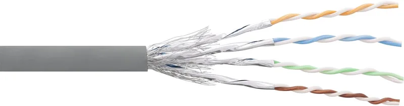 CAT6 S/FTP patch kabel - 100 meter by InLine in Grey – product photo