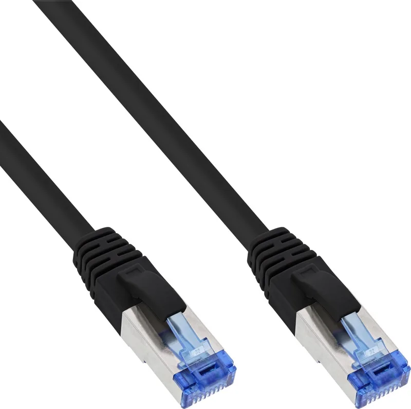 InLine 76821S netwerkkabel 0,25 m Cat6a S/FTP (S-STP) by InLine in Black – product photo