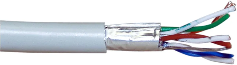 Patchkabel Cat.5e, F/UTP, AWG26 CCA, PVC, 100m van InLine in Grijs – productfoto