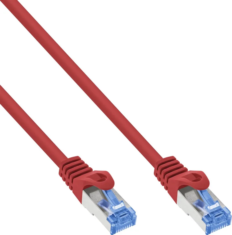 patchkabel, Cat.6A, S/FTP, TPE (LSZH), CCA, 7,5m von InLine in Rot – Produktfoto