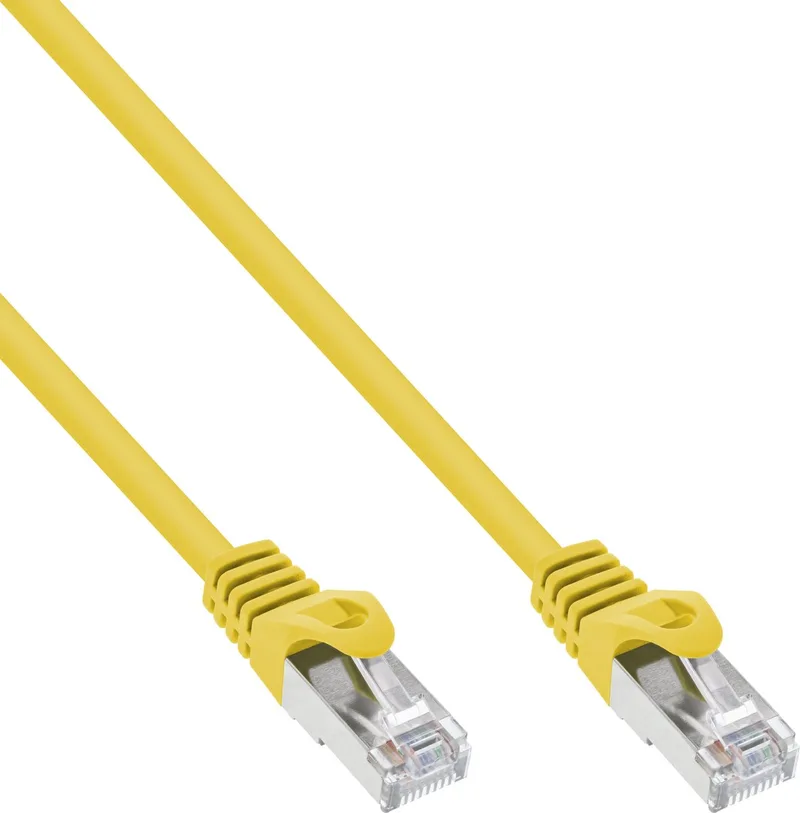 Patchkabel, F/UTP, Cat.5e, 10m de InLine en Jaune – photo produit