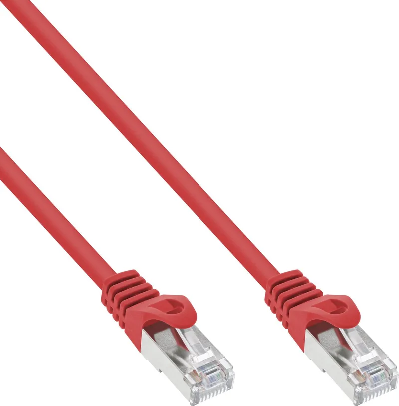 Patchkabel, SF/UTP, Cat.5e, 1,5m by InLine in Red – product photo