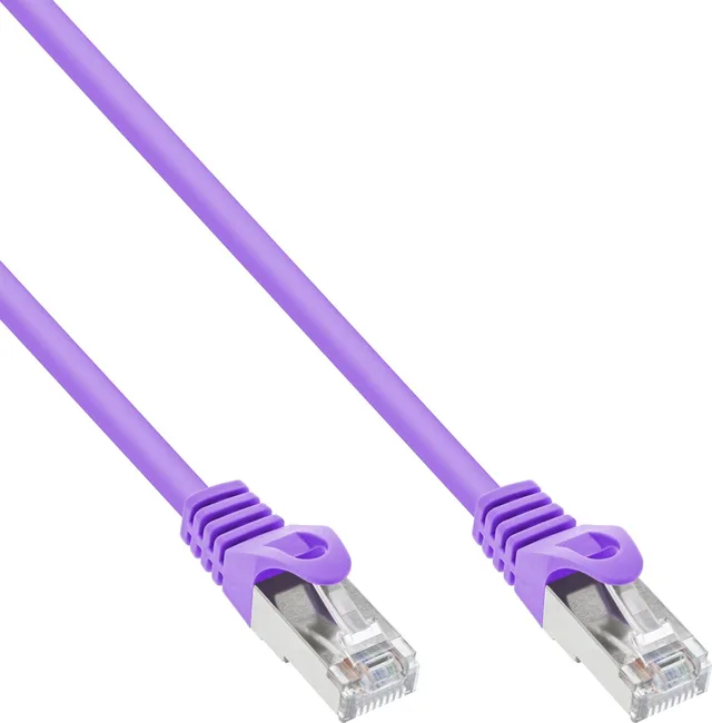 Patchkabel, SF/UTP, Cat.5e, violet, 3m