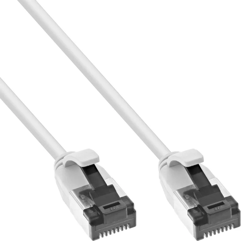 Patchkabel slim, U/FTP, Cat.8.1, TPE halogeenvrij, 5m by InLine in White – product photo