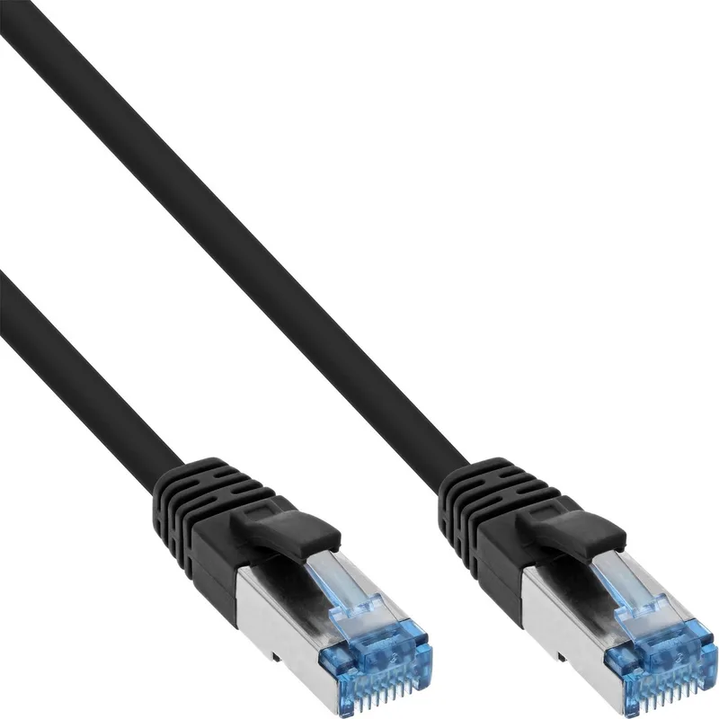 S/FTP CAT6a 10 Gigabit outdoor netwerkkabel / 2 meter by InLine in Black – product photo