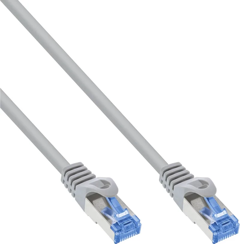 SFTP CAT6a flexibele netwerkkabel | TPE LSZH | 0,50 meter van InLine in Grijs – productfoto