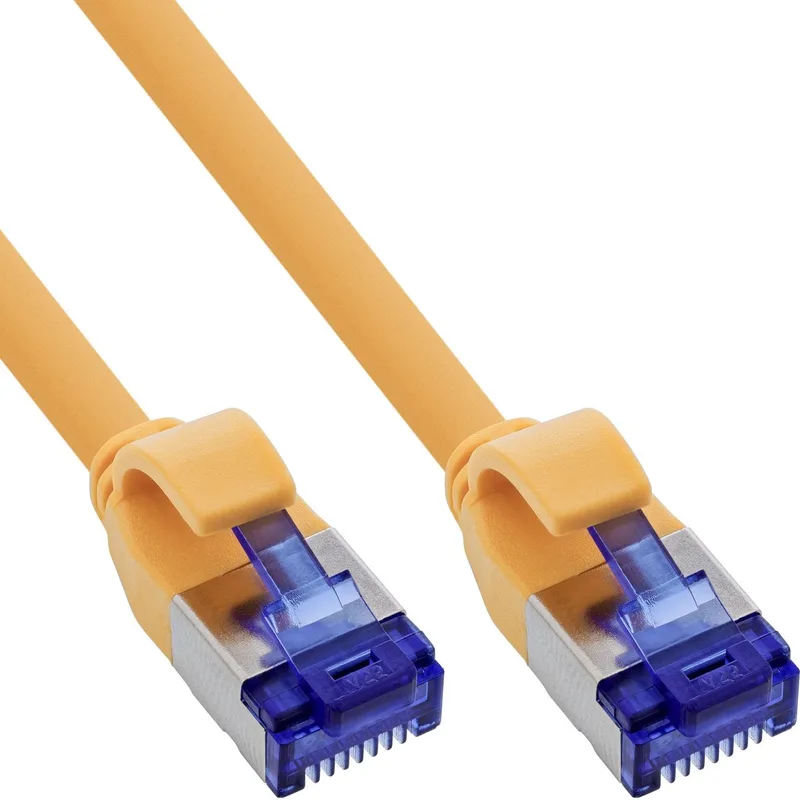 SFTP CAT6a slimline flexibele netwerkkabel | TPE LSZH | 3 meter de InLine en Jaune – photo produit