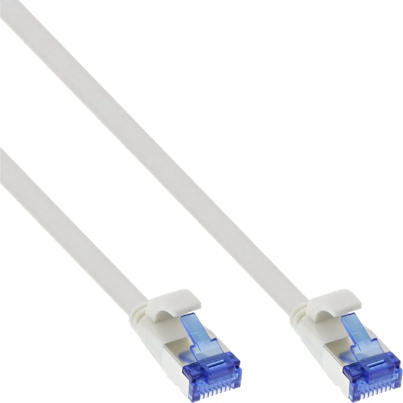 UFTP CAT6a flexibele platte netwerkkabel | TPE LSZH | 1 meter by InLine in White – product photo
