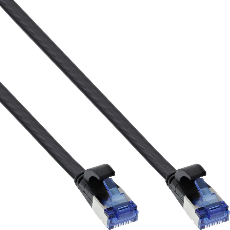 UFTP CAT6a flexibele platte netwerkkabel | TPE LSZH | 1 meter by InLine in Black – product photo