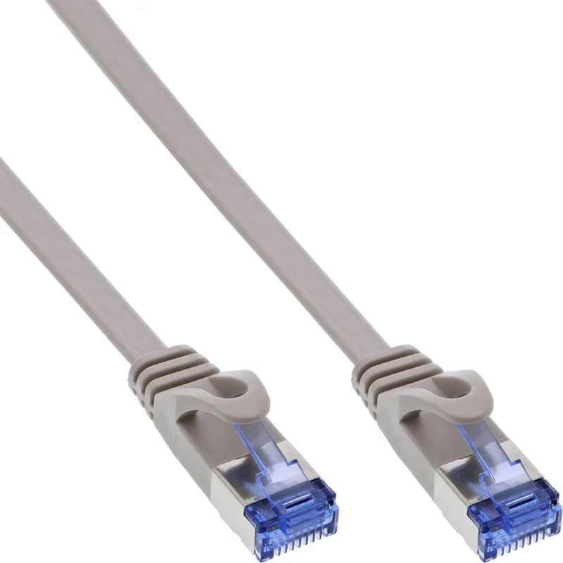 UFTP CAT6a platte netwerkkabel | PVC | 5 meter från InLine i Grå – produktbild