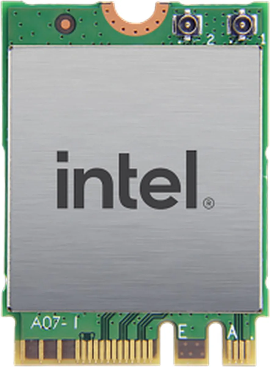 NIC WI-FI 6 AX200 2230 WiFi-adapter PCI-Express 2400 MBit/s van Intel in Kleurloos – productfoto
