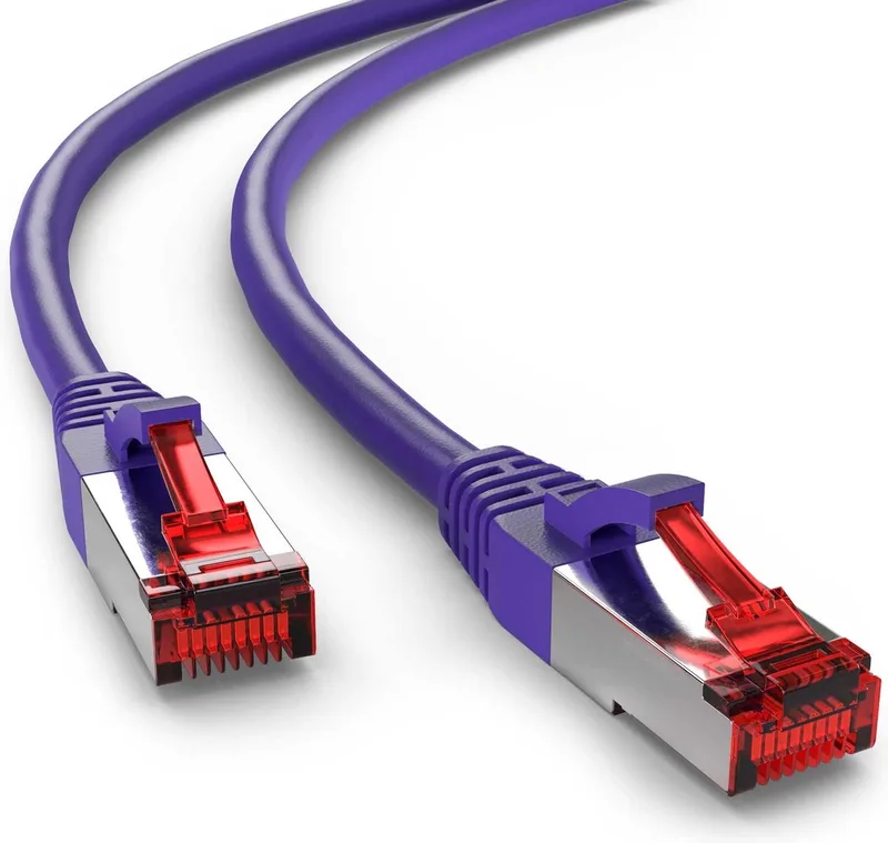 ICOC CCA6F-005-VL - Cat 6 UTP-kabel - RJ45 - 0.5 m från Intellinet i Lila – produktbild