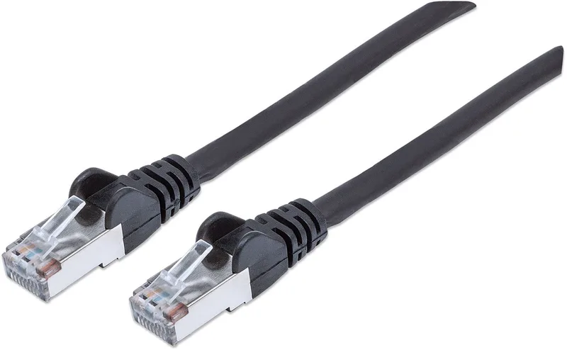 Intellinet - 318778 - netwerkkabel - 1,5 m - Cat6a - S/FTP (S-STP) från Intellinet i Svart – produktbild