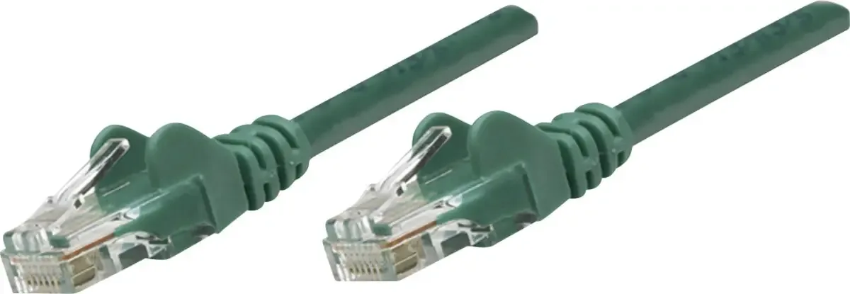 Intellinet 318990 RJ45 Netwerkkabel, patchkabel CAT 5e U/UTP 2.00 m 1 stuk(s) by Intellinet in Green – product photo