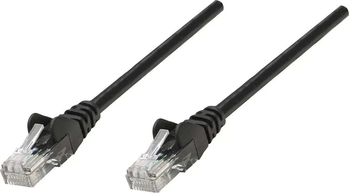 Intellinet 320795 RJ45 Netwerkkabel, patchkabel CAT 5e U/UTP 15.00 m 1 stuk(s) van Intellinet in Zwart – productfoto