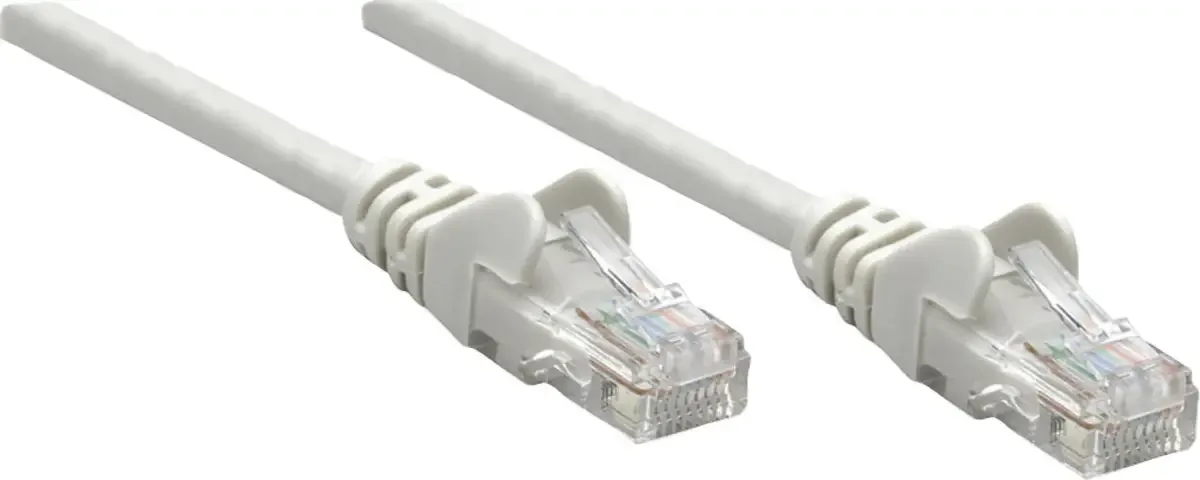 Intellinet 336628 RJ45 Netwerkkabel, patchkabel CAT 5e U/UTP 1.50 m 1 stuk(s) van Intellinet in Grijs – productfoto