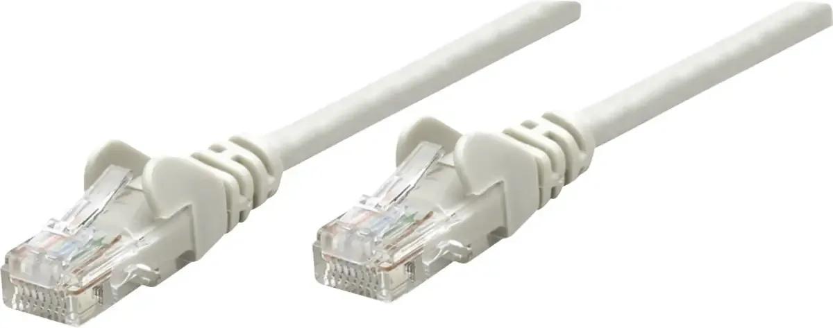 Intellinet 336741 RJ45 Netwerkkabel, patchkabel CAT 6 U/UTP 20.00 m 1 stuk(s) van Intellinet in Grijs – productfoto