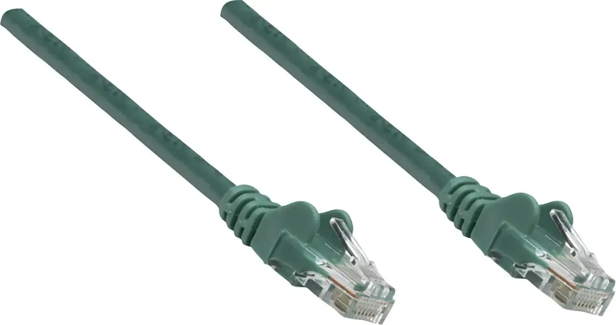 Intellinet 338417 RJ45 Netwerkkabel, patchkabel CAT 5e U/UTP 1.50 m 1 stuk(s) van Intellinet in Groen – productfoto