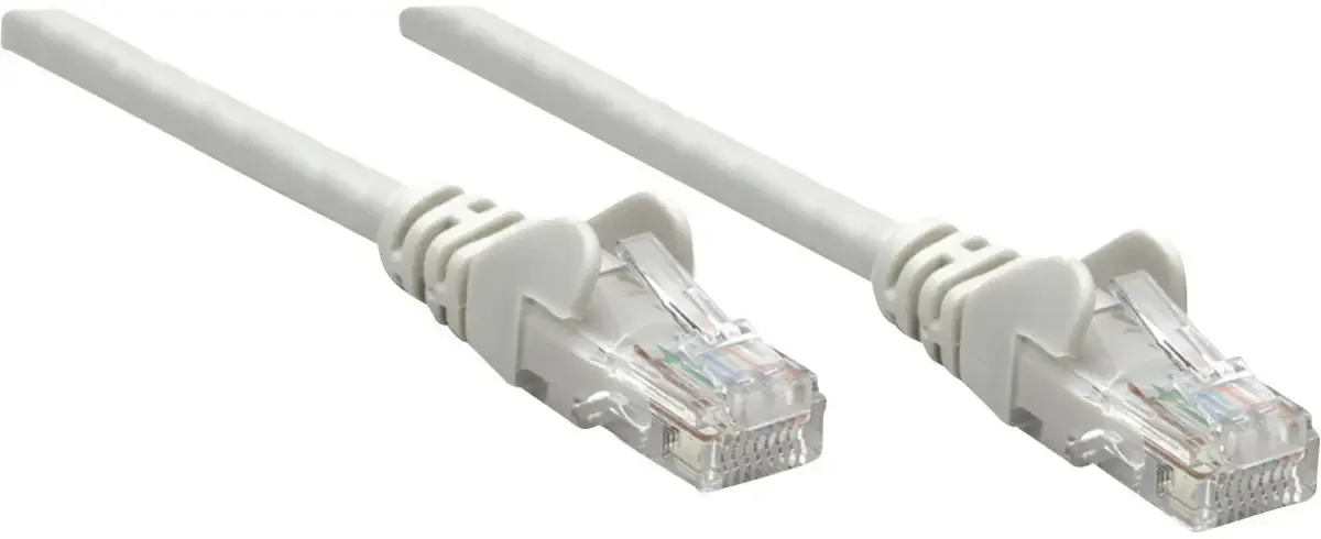 Intellinet 340380 RJ45 Câble réseau, câble patch CAT 6 U/UTP 1.50 m gris 1 pc(s) de Intellinet en Gris – photo produit