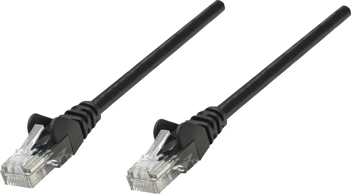 Intellinet 342100 RJ45 Netwerkkabel, patchkabel CAT 6 U/UTP 15.00 m 1 stuk(s) van Intellinet in Zwart – productfoto