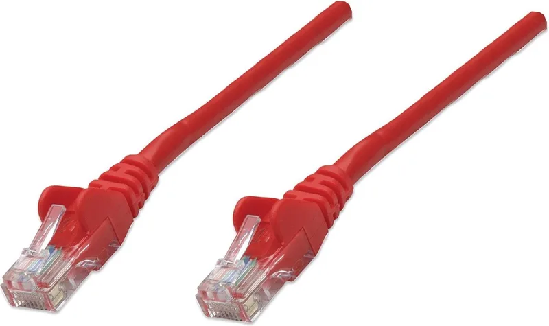 Intellinet 342193 - Netwerkkabel - RJ45 - 7.5 m by Intellinet in Red – product photo