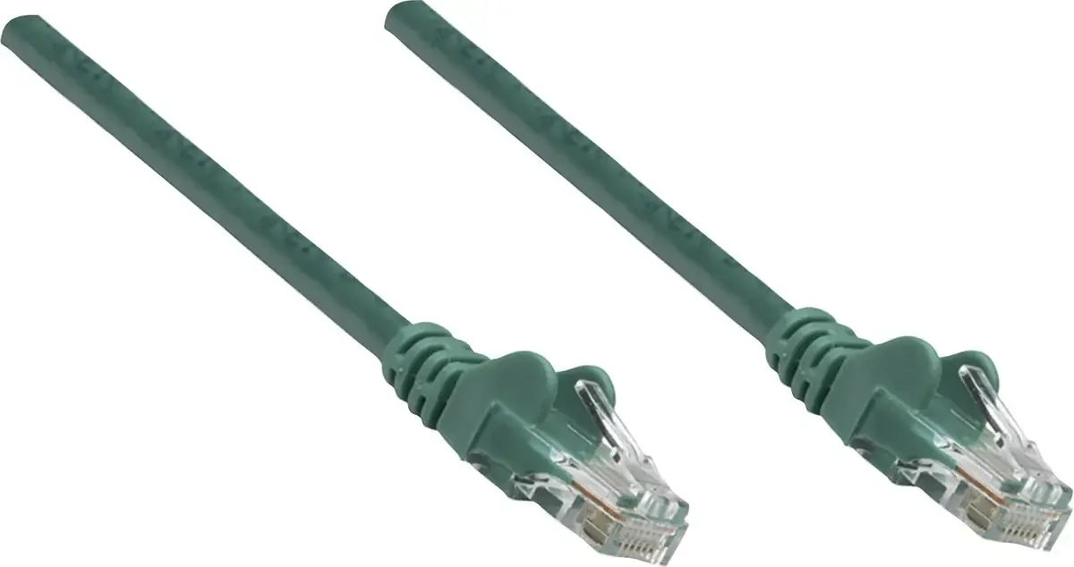 Intellinet 342483 RJ45 Netwerkkabel, patchkabel CAT 6 U/UTP 1.50 m 1 stuk(s) van Intellinet in Groen – productfoto