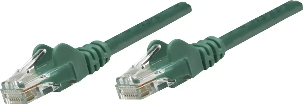 Intellinet 342537 RJ45 Netwerkkabel, patchkabel CAT 6 U/UTP 15.00 m 1 stuk(s) van Intellinet in Groen – productfoto