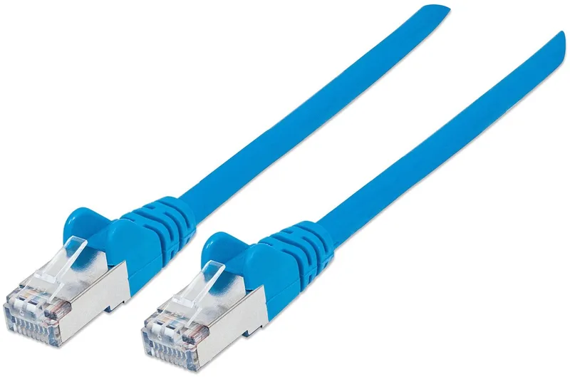 Intellinet -350778- 5m - CAT6a - netwerkkabel S/FTP (S-STP) från Intellinet i Blå – produktbild
