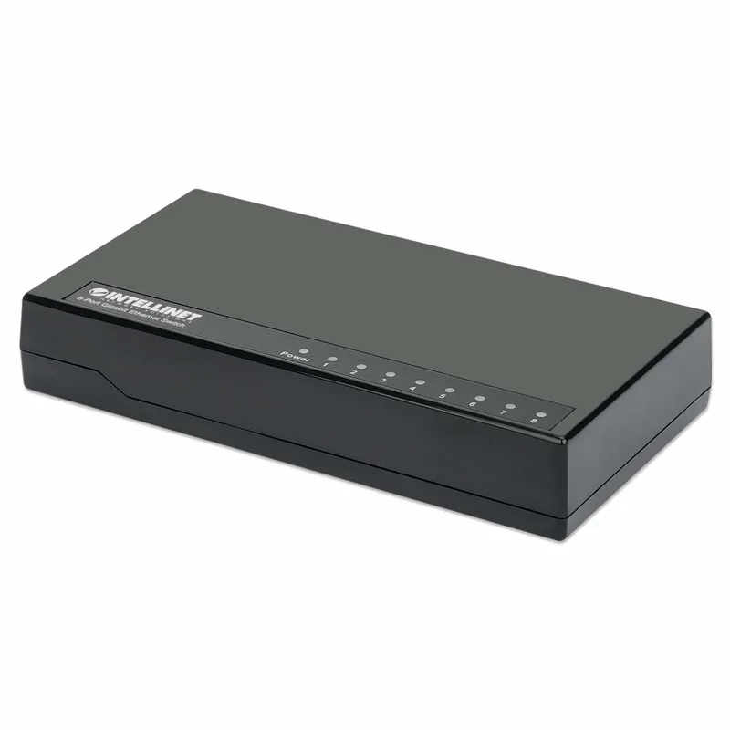 Intellinet 561754 netwerk-switch Gigabit Ethernet (10/100/1000) von Intellinet in Schwarz – Produktfoto