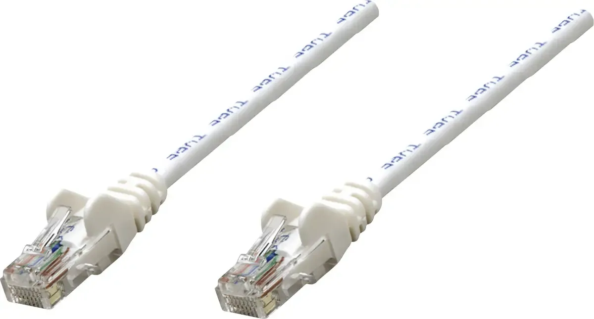 Intellinet 735735 RJ45 Câble réseau, câble patch CAT 6 S/FTP 7.50 m blanc contacts dorés 1 pc(s) de Intellinet en Blanc – photo produit