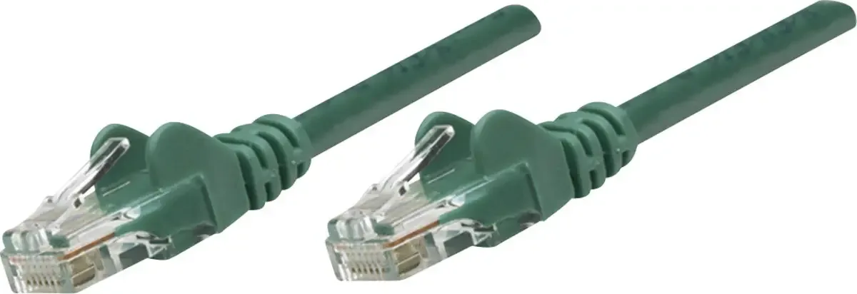 Intellinet 735780 RJ45 Câble réseau, câble patch CAT 6 S/FTP 10.00 m vert contacts dorés 1 pc(s) de Intellinet en Vert – photo produit
