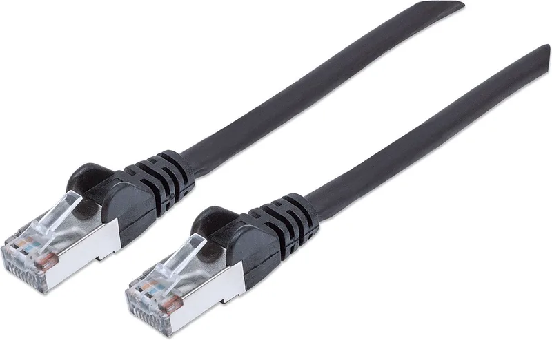 Intellinet - 736855 - RJ45 - Netwerkkabel - patchkabel - CAT 6A - S/FTP - 10.00 m by Intellinet in Black – product photo