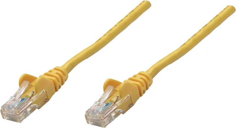 Intellinet - 737036 -Cat6A - netwerkkabel - 0,25 m - S/FTP - (S-STP) by Intellinet in Yellow – product photo