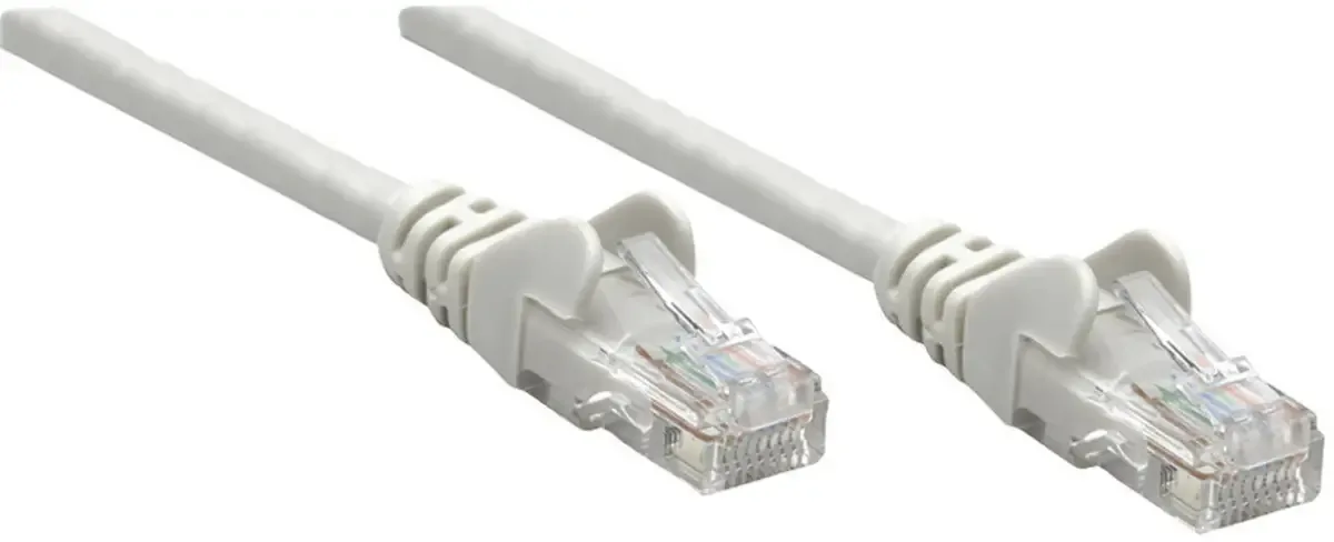 Intellinet 739900 RJ45 Netwerkkabel, patchkabel CAT 6 U/UTP 0.25 m 1 stuk(s) fra Intellinet i Grå – produktbillede