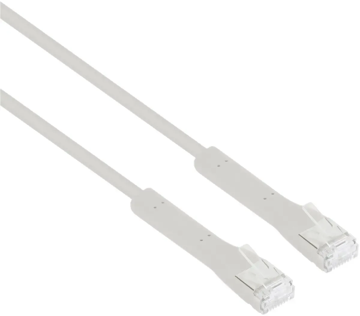 Intellinet 745130 RJ45 Netwerkkabel, patchkabel CAT 6A F/FTP 1.0 m Flexibel, Afscherming totaal, Halogeenvrij 1 stuk(s) från Intellinet i Grå – produktbild