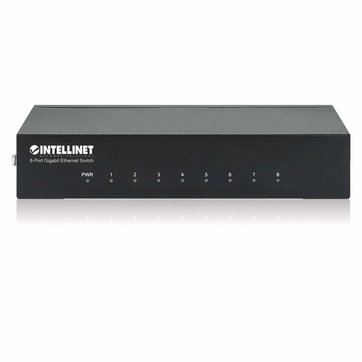 INTELLINET 8-port Gigabit Ethernet switch van Intellinet – productfoto