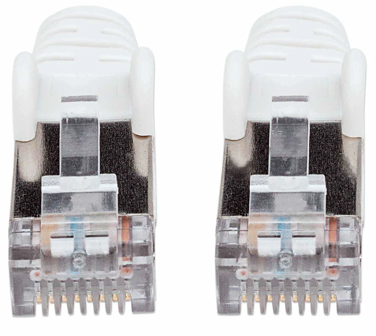 Patchkabel Cat6a-Stecker/Cat7-Rohkabel 15m weiß från Intellinet – produktbild