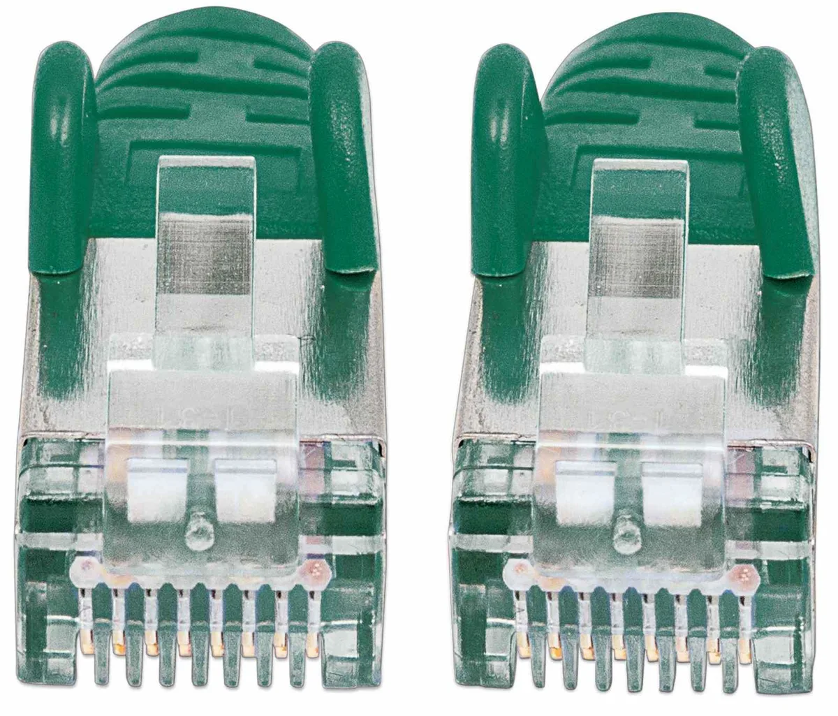 Patchkabel Cat6a-Stecker/Cat7-Rohkabel 5m grün från Intellinet – produktbild