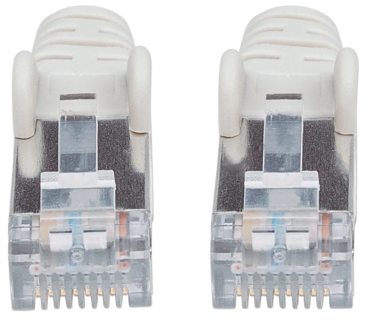 Patchkabel RJ45 S/FTP Cat6 2.0m LSZH Hebels. grau van Intellinet – productfoto