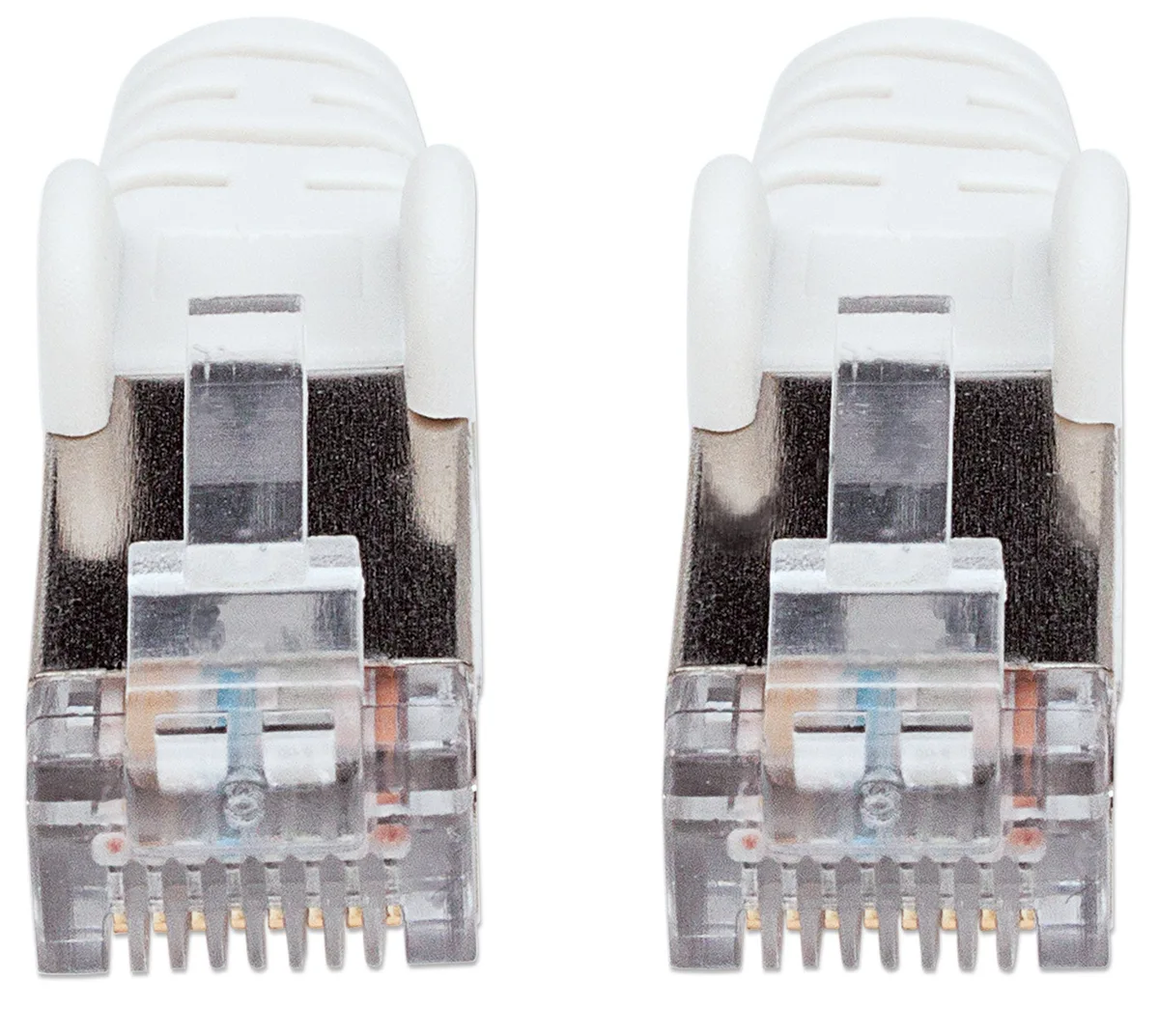 Patchkabel RJ45 S/FTP Cat6 3,0m LSZH Hebels. weiß de Intellinet – photo produit