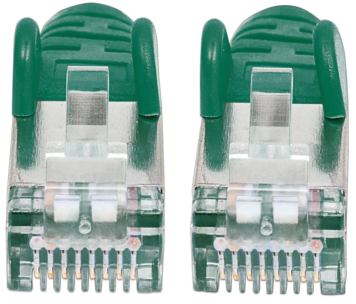 Patchkabel RJ45 S/FTP Cat6 Kupfer LSZH 3,0m grün från Intellinet – produktbild