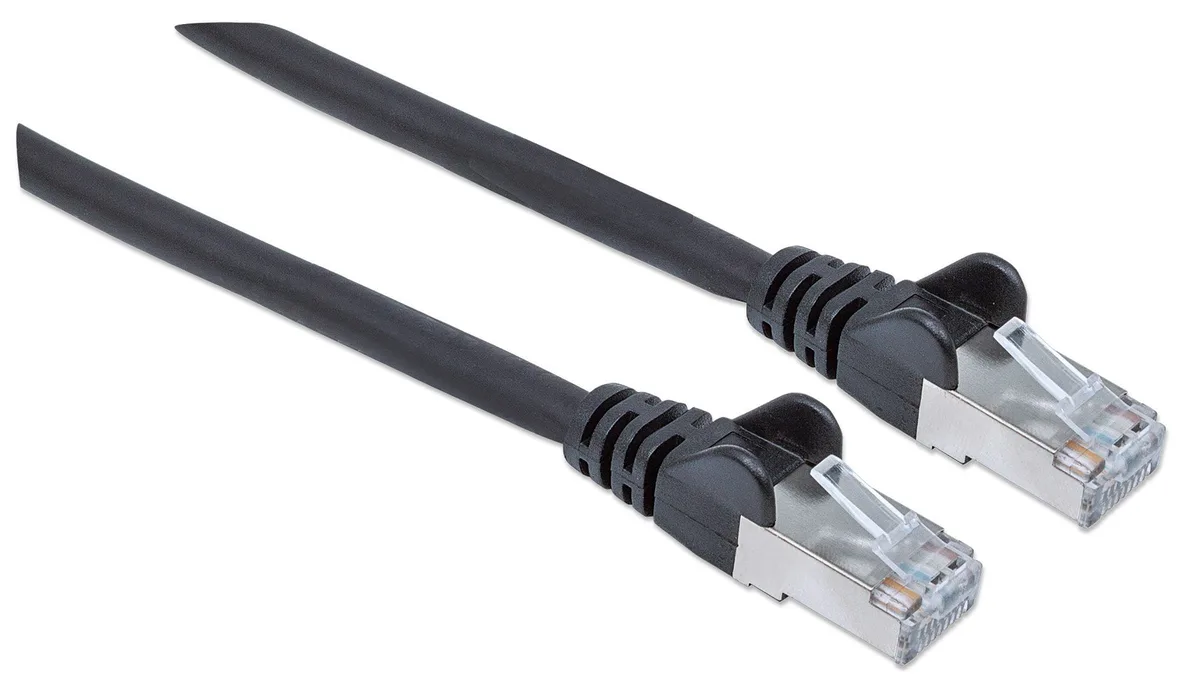 Patchkabel RJ45 S/FTP Cat6 Kupfer LSZH 7,5m schwa från Intellinet – produktbild