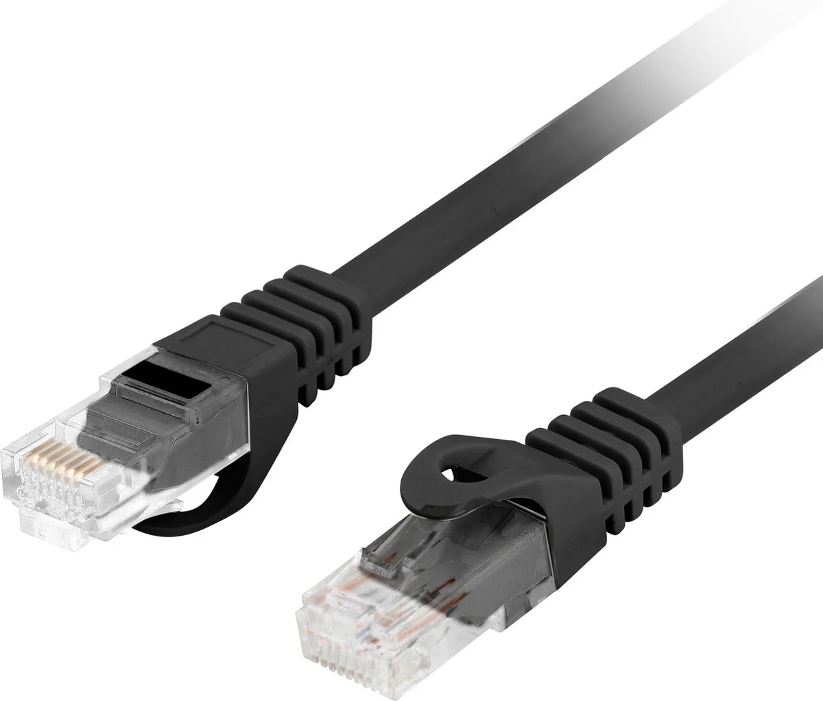 Cat6 UTP Ethernet-netwerkkabel 2 m PCU6-10CU-0200-BK van Lanberg in Zwart – productfoto