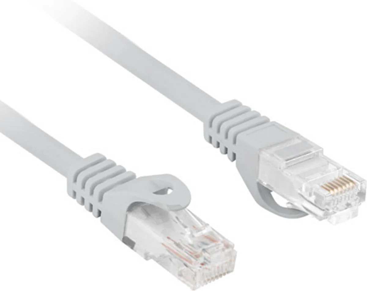 Lanberg - 2 m grijze Cat.6 UTP Ethernet-netwerkkabel PCU6-10CU-0200-S de Lanberg en Gris – photo produit