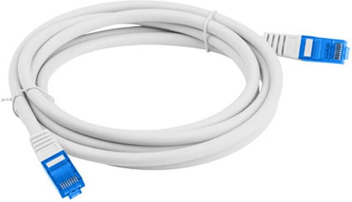 Patchcord - CAT 6A - S/FTP - 0,5m van Lanberg in Grijs – productfoto