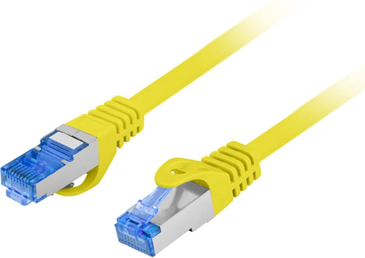 PATCHCORD CAT.6A S/FTP LSZH CCA 2M FLUKE PASSEND LANBERG från Lanberg i Gul – produktbild