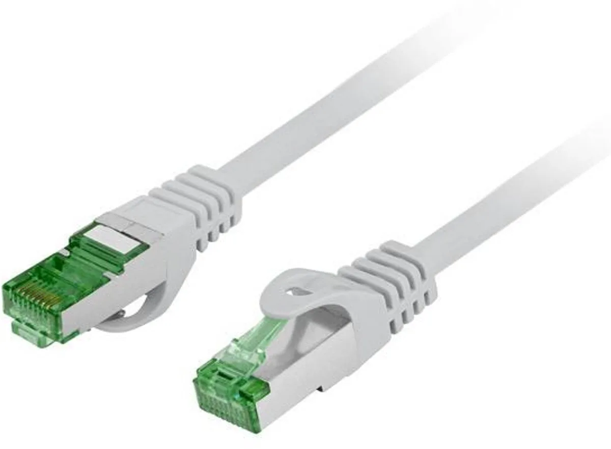 Patchcord Sftp-Kabel Voor Switch, Router, Server 2M Cat 7 Lszh Cu van Lanberg in Grijs – productfoto