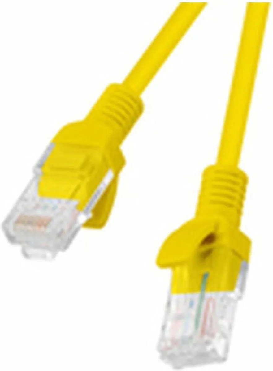 Patchcord Utp Cat.6 10M Voor Computernetwerken Ethernet van Lanberg in Geel – productfoto