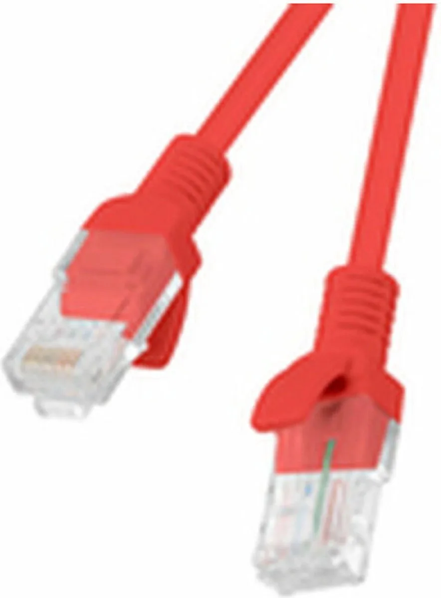 Patchcord Utp Cat.6 10M Voor Router Rj45 Connector Voor Datatransmissie de Lanberg en Rouge – photo produit